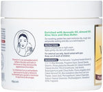 De La Cruz Vitamin E Cream open jar displaying the rich non-greasy moisturizing cream texture