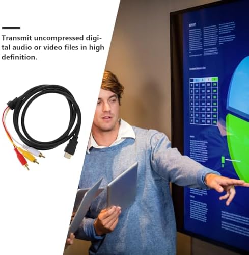 MERRYHAPY television adapter cord showcasing durable black casing design.