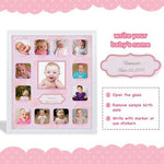 Comfecto authentic imported USA baby first year frame packaging view