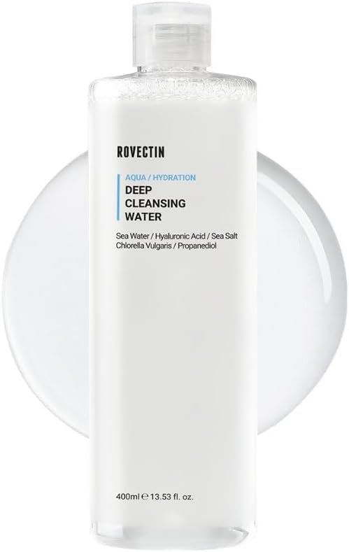 Rovectin Aqua Deep Cleansing Water front bottle view