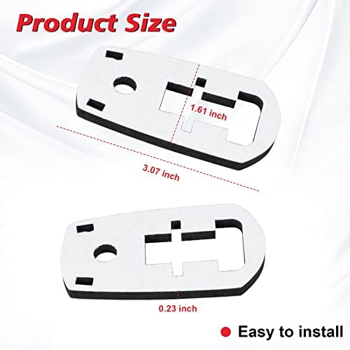 HERCOO automotive truck cab light gasket replacements displaying thickness comparison