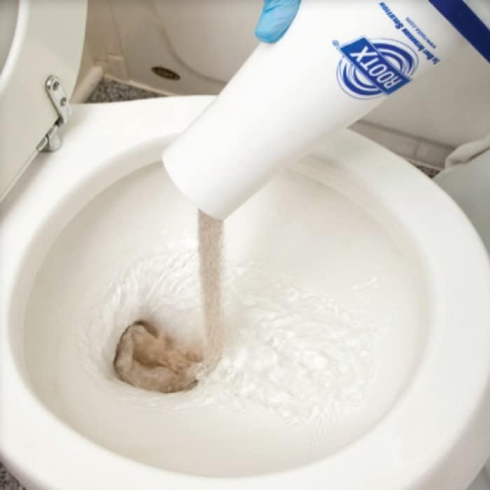 RootX 2 pound jar for residential plumbing maintenance
