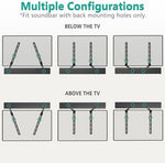 WALI no drill television VESA pattern alignment installation process diagram