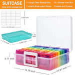Alink 16 count photo organizer with cases removed