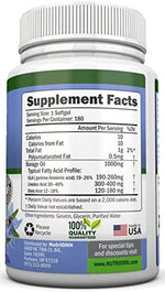 Authentic USA imported NutriONN 180 count borage seed oil dietary supplement packaging details