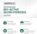 Argentyn 23 Sinus Relief spray nozzle mechanism for fine mist application