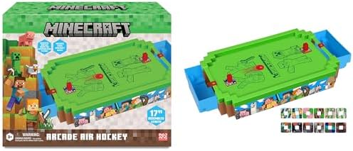 Top-down view of the licensed Overworld graphics and puck sliding across the active airflow surface.