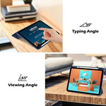 ProCase navy blue tablet case displaying flexible TPU bumper frame