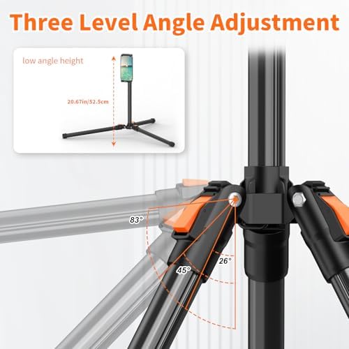 XXZU lightweight tablet holder collapsed down in reverse folding storage position