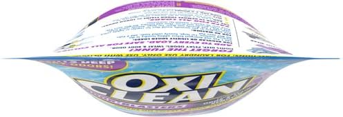 Authentic USA imported OxiClean laundry paks for deep cleaning sports gear.