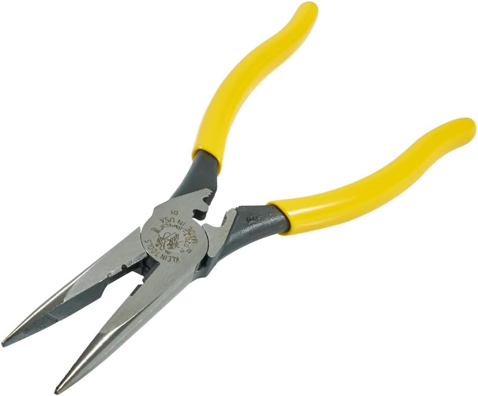 Klein Tools D203-8NCR wire stripper and crimper detail