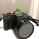 Premium camera hot shoe guard in tortoise shape showing universal standard mount compatibility