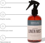 DRMTLGY fabric spray for refreshing bed sheets and upholstery with natural oils