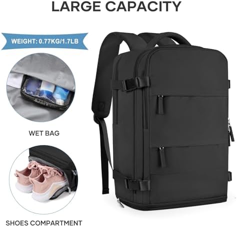Coowoz waterproof hiking daypack showing high density material and side water bottle pocket