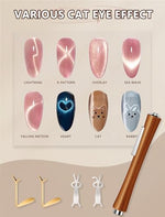 Heart shaped magnetic tool for cat eye gel polish