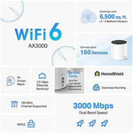 Deco X55 Pro 3-pack packaging demonstrating authentic smart home mesh network hardware details