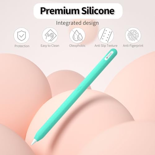 Two tone color pack of premium silicone skins for apple pencil second generation
