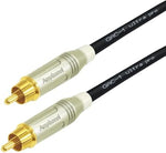 Full length shot of 20 foot Gotham GAC-1 Ultra Pro subwoofer cable