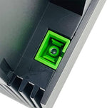 Tekswamp dual-band wireless gateway back panel showing four gigabit ethernet ports and telephone interfaces