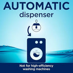 Three pack of Downy softener dispensers for automatic laundry timing