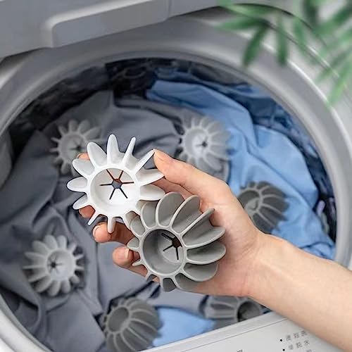 Durable silicone dryer balls for faster drying and fabric softening