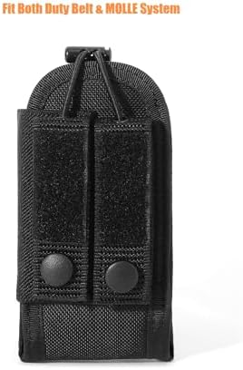 TACNEX universal radio carrier close up on copper snaps and polymer buckle