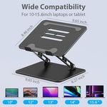 Gogoonike portable book stand adjusted to maximum ergonomic height angle