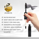Close up of Volluck hair mascara brush for beard and eyebrow