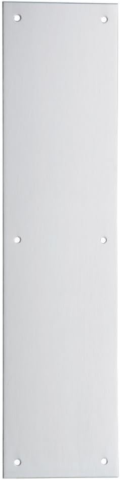 Trimco stainless steel push plate front view commercial door hardware