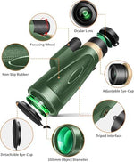 ASxmhGo optical zoom lens kit contents including pouch tripod adapter and cleaning cloth