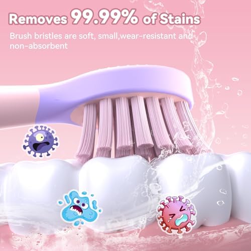 Authentic USA imported JTF kids sonic toothbrush packaging for girls and boys.