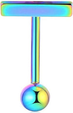 Colorful Bling belly button piercing ring geometric top detail