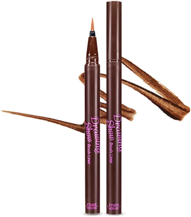 ETUDE OH M'EYE LINE Liquid Eyeliner - Waterproof, Smudgeproof & Long lasting|Quick Drying Eye Liner|Easy & Precise Application|Lasts Up To 10 Hours|Korean Makeup| Gray,5ml - Image 9