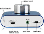 Facmogu F900S stereo digital audio receiver back panel with speaker terminal connections
