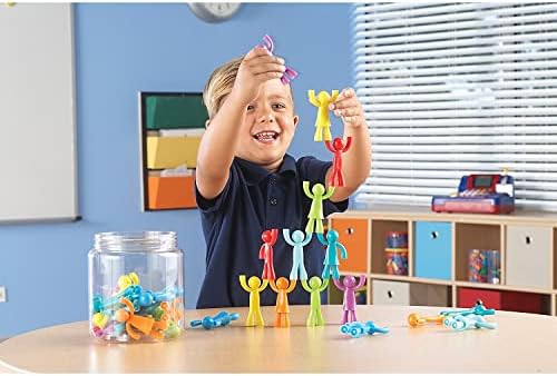 Learning Resources Buddy Builders hand and foot connectors closeup