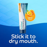 OraCoat XyliGel citrus flavor oral gel for lip hydration.
