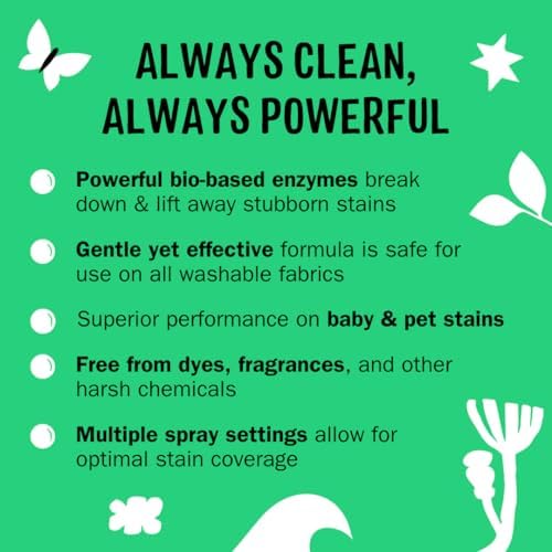 Molly's Suds natural enzyme stain remover for baby and pet stains