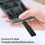 Sidpro charging adapter attached to a Type C cable end demonstrating easy conversion utility.