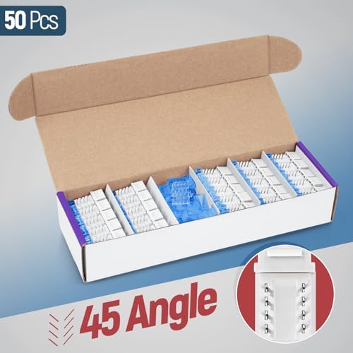 Bulk pack of 50 Everest Media Solutions RJ45 female ethernet connectors