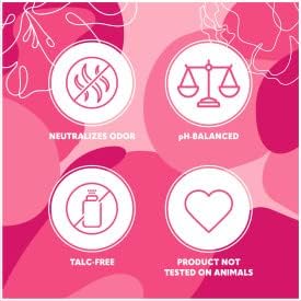 Dermatologist tested Summer's Eve Sheer Floral intimate body spray for sensitive skin