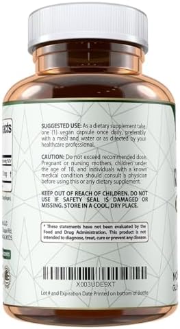 Vegan Labs R-Alpha Lipoic Acid bottle showcasing four-month supply text