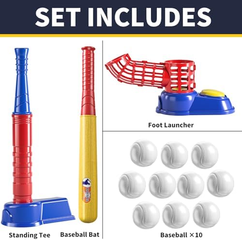 Temi baseball set packed in storage bag