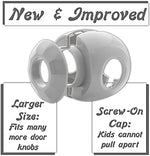 Top view of Driddle door knob cover for toddler safety