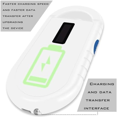 Smoostart Microchip Scanner, 1000 Records Increased Huge Data Storage Upload to PC, Scanning Distance and Speed Increase, Only Compatible with FDX-B/EMID (15/10) Digits Microchips - Image 6