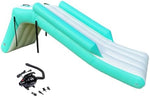 Side profile of 8 foot inflatable boat waterfall slide
