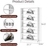 Close up view of the durable steel frame and adjustable bracket mechanism on the rack
