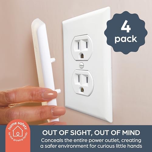 Dreambaby CoverPlug electrical socket guard installed on wall