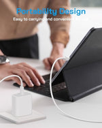 AISNI USB C adapter being connected to a smartphone for rapid battery recovery