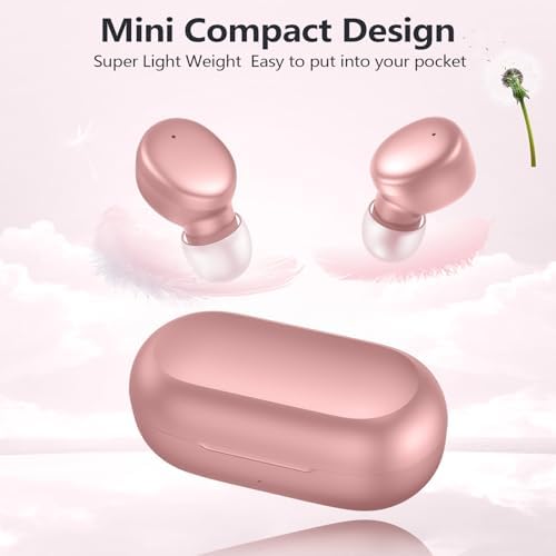 Mozoter S8 wireless earbuds in compact charging case