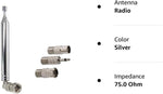 FM Radio Antenna, Ancable Indoor FM Telescopic Antenna 75 Ohm F Type Male - Image 5